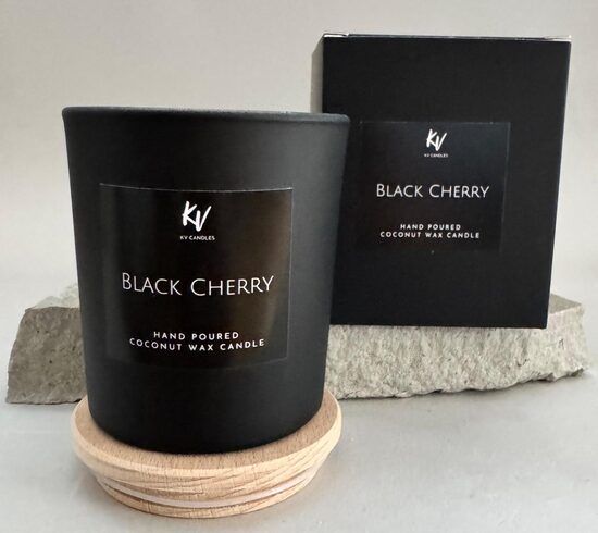 Scented candle "BLACK CHERRY"