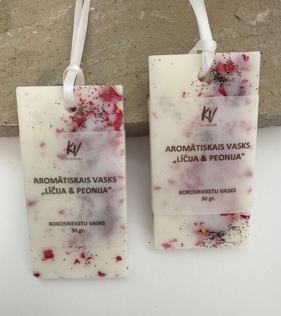 Aromatic Wax Sachet "LYCHEE & PEONY"