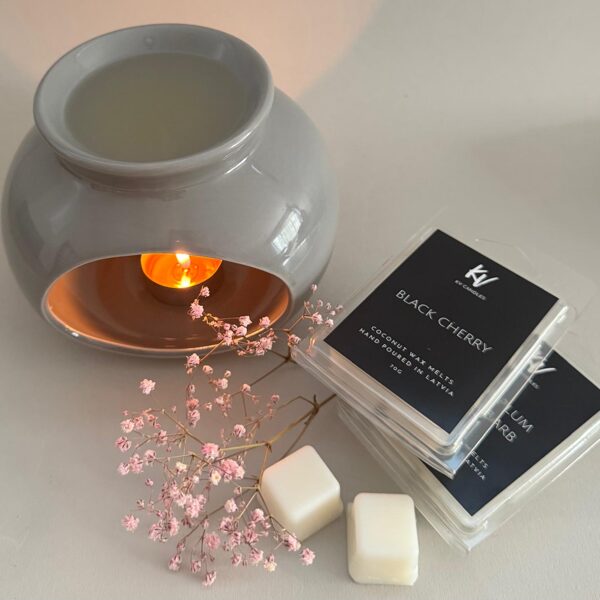 Ceramic wax burner