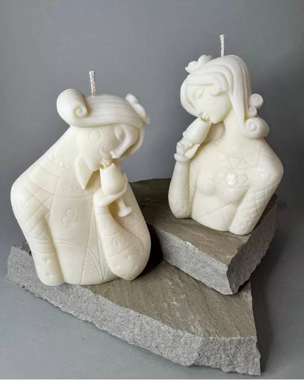 Design Soy Wax Candles "KING"& "QUEEN"' 
