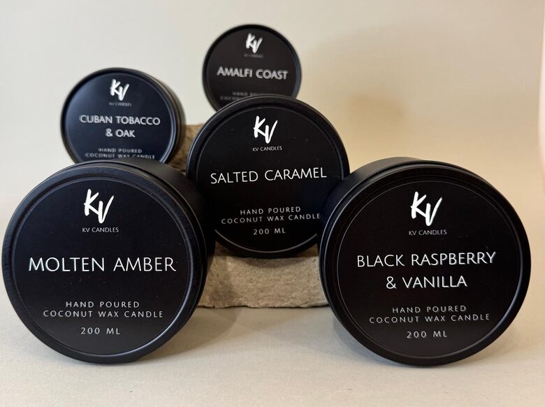 SCENTED COCONUT WAX CANDLES